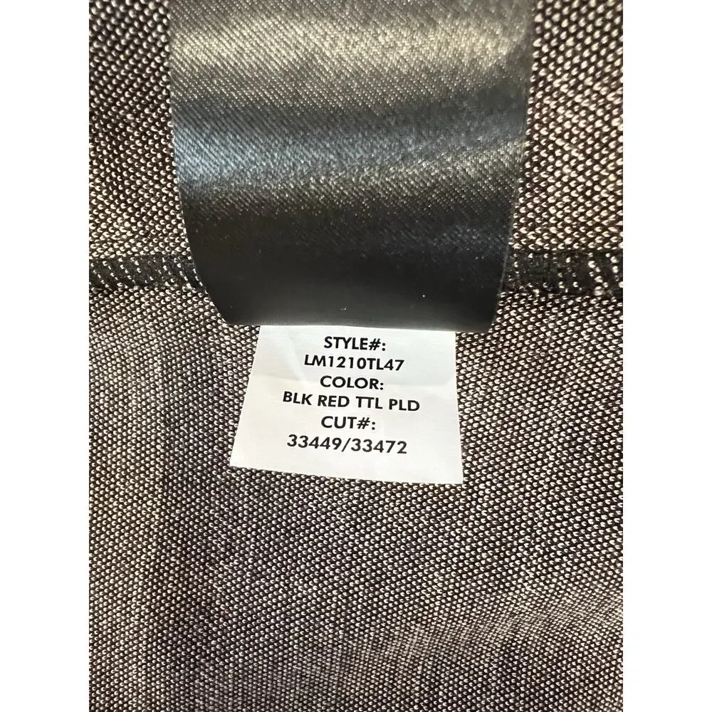 Liverpool Los Angeles Boyfriend Blazer Plaid Open Front Relax Pockets Women's XL